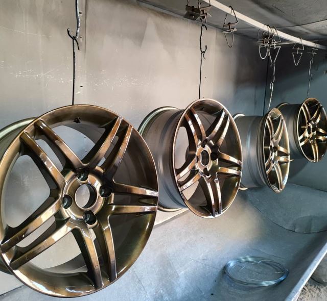 رنگ کاری کوره ای الکترواستاتیک رشت