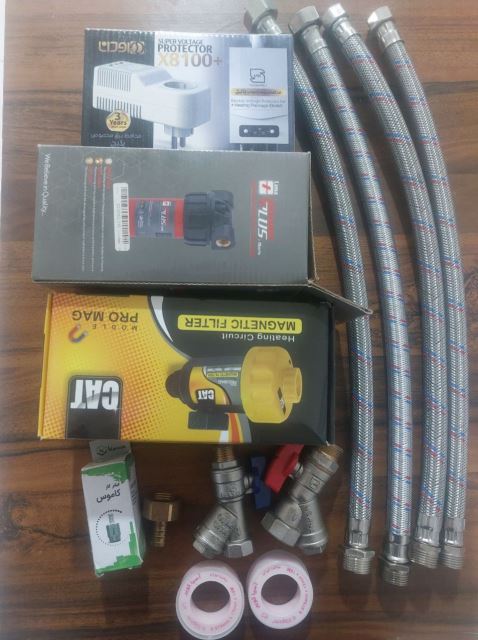 وسایل نصب پکیج