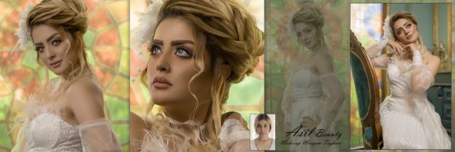 میکاپ و شینیون عروس