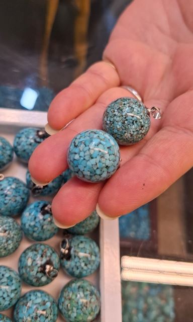 پلاک آویز فیروزه هر عدد