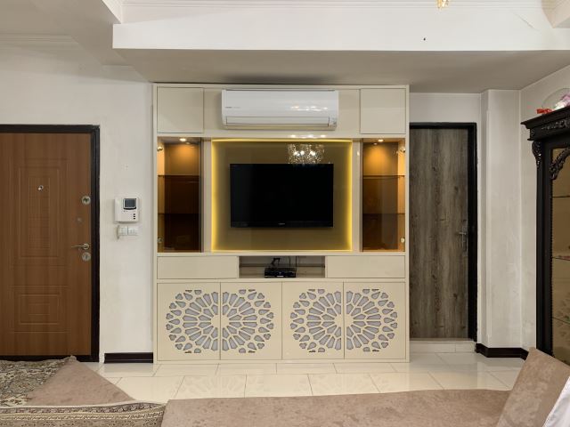 TV Wall و ویترین با پوشش CNC کاور رادیاتور