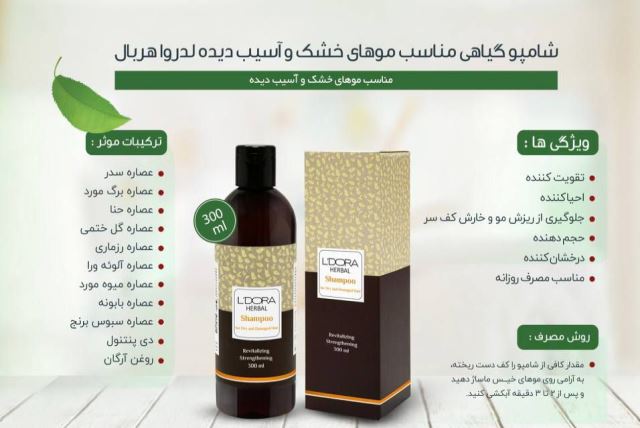 شامپو موهای خشک