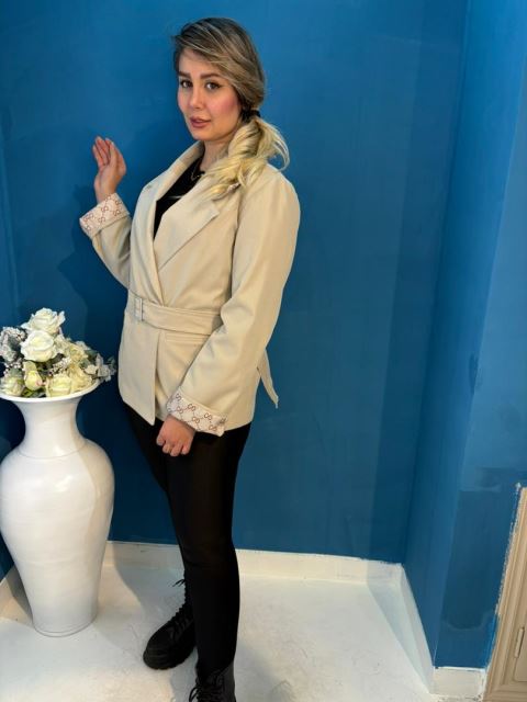 کت پاییزه کتان