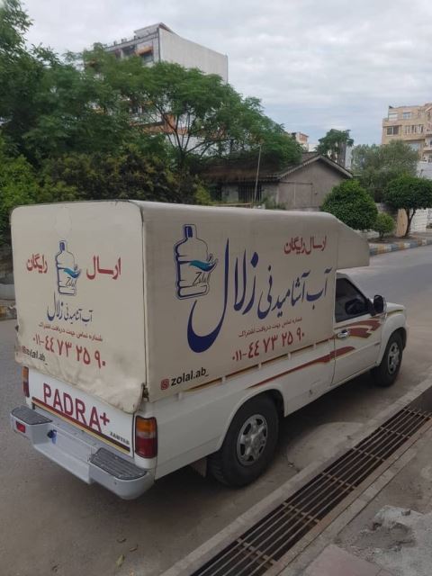 «توزیع و تحویل آب آشامیدنی سالم محمودآباد»