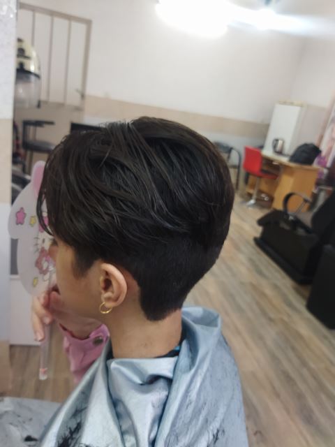 کوتاهی با موزر و پیتاژ کردن مو با قیچی