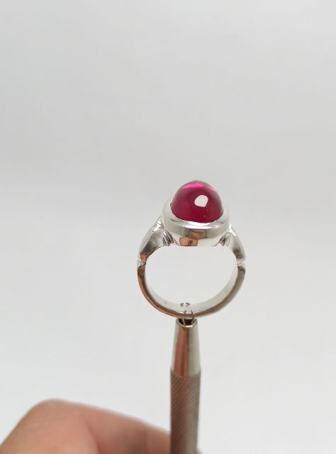 انگشتر مدل صفوی طرح اشکی