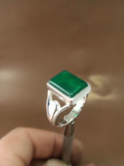 انگشتر مدل صفوی طرح مشعل