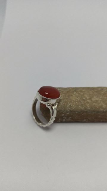 انگشتر مدل صفوی طرح اشکی