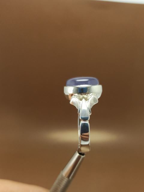 انگشتر مدل صفوی طرح اشکی