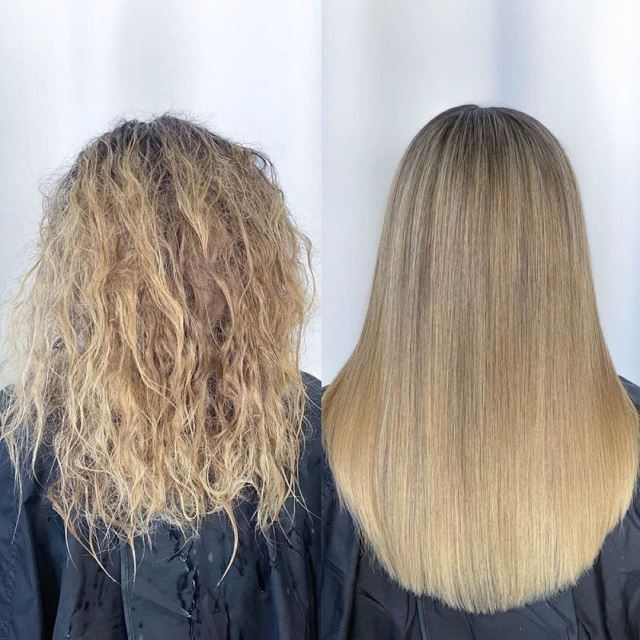 نمونه کارهای کراتینه مو