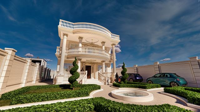 طراحی ویلایی دوبلکس 