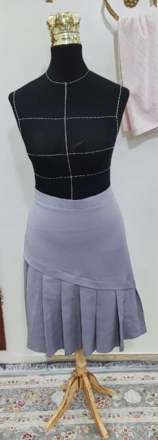 دامن بنفش پیله دار