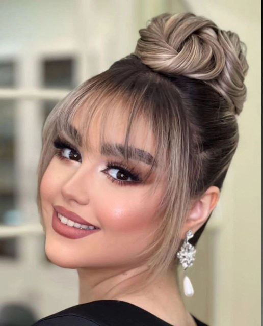 خدمات شنیون مو 💆🏻 برای دیدن نمونه های بیشتر روی عکس کلیک کنید 