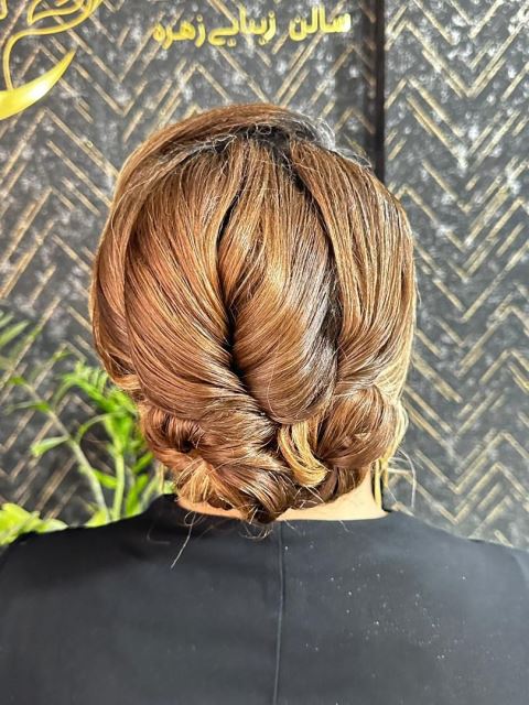 خدمات شنیون مو 🥰 برای دیدن نمونه های بیشتر روی عکس کلیک کنید