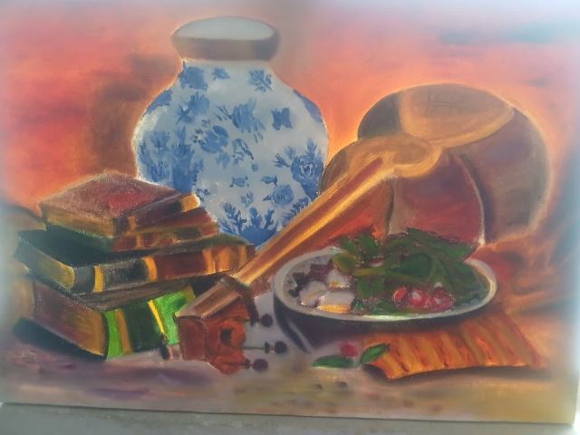 نقاشی- طبیعت بیجان 