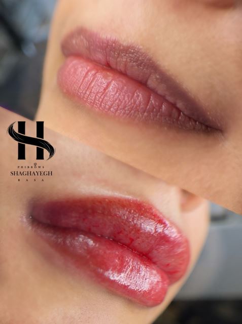 خدمات شیدینگ لب😍برای دیدن نمومه کارهای بیشتر روی عکس کلیک کنین ☝🏻