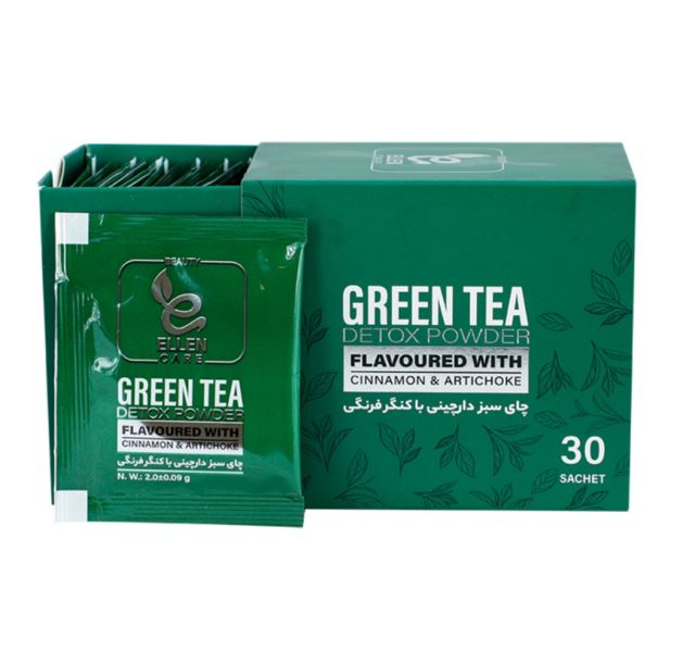 عصاره چای سبز فوری طعم دار الن بیوتی