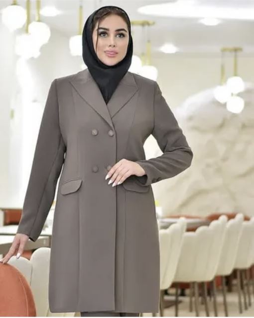 مانتو شلوار اداری کرپ ژاپن