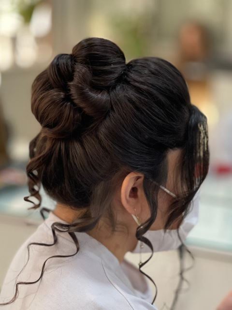 خدمات شینیون😍برای دیدن نمونه های بیشتر روی عکس کیلیک کنین☝🏻