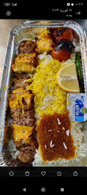 چلو کباب بختیاری