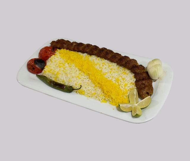 چلو کباب لقمه 