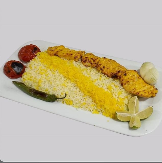 چلو جوجه کباب معمولی 