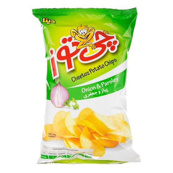 چیپس پیاز و جعفری