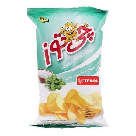 چیپس ماست و ریحان