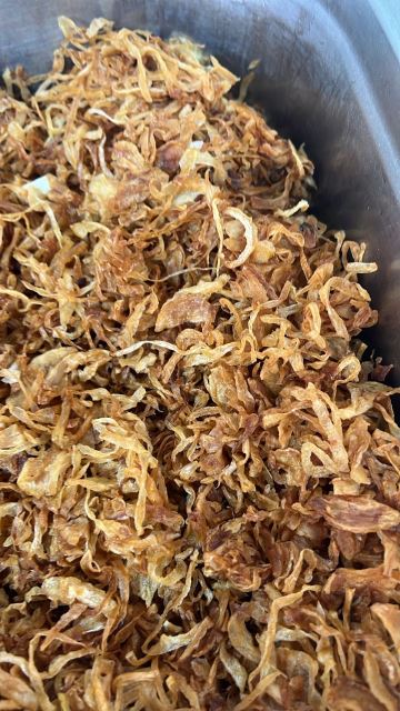 پیاز داغ اماده با دستگاه تمام اتوماتیک 