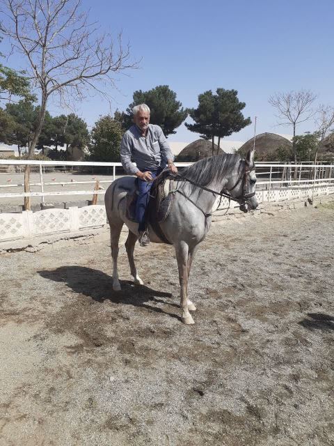 سوارکاری استاد حسن شاهرخی رزم ایران 