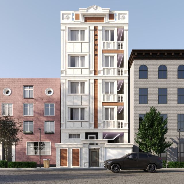 طراحی نماکلاسیک.جناب آقای فاخری.سمت کوچه .مروجی