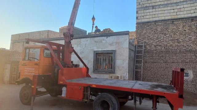 جرثقیل کفی باغی اسفراین و سنخواست