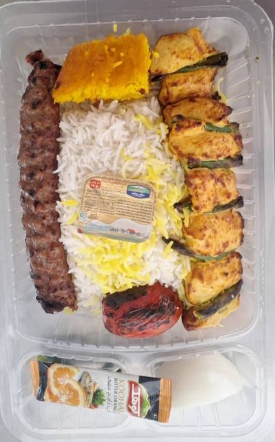 چلو کباب کوبیده