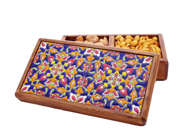 جعبه پذیرایی 2 کاشی هفت رنگ