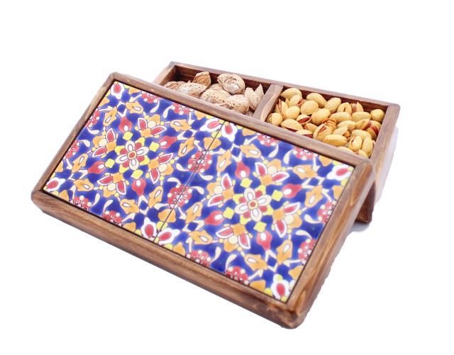 جعبه پذیرایی 2 کاشی هفت رنگ