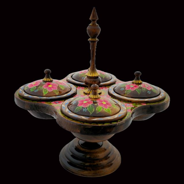 آجیل خوری چهار قسمتی