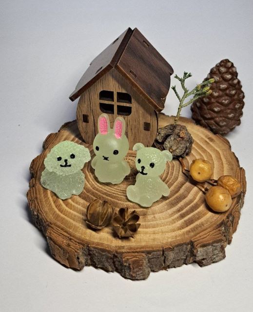 خرس. خرگوش. سگ کوچولو