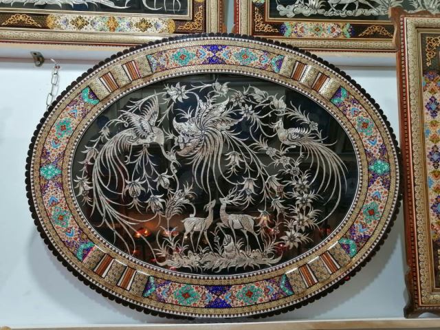 تابلو قلم زنی مشبک