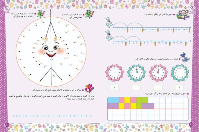 کتاب لذت یادگیری ریاضی اول ابتدایی