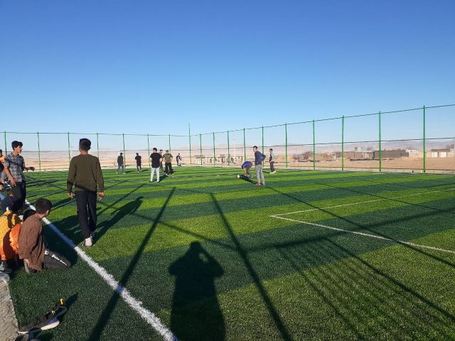 ایجاد چمن مصنوعی