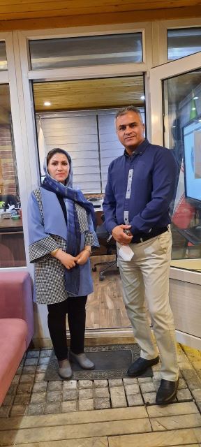 عکس با آقای معارفی