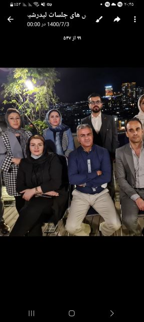 چند تن از مدیران ارشد تاپس و آقای معارفی