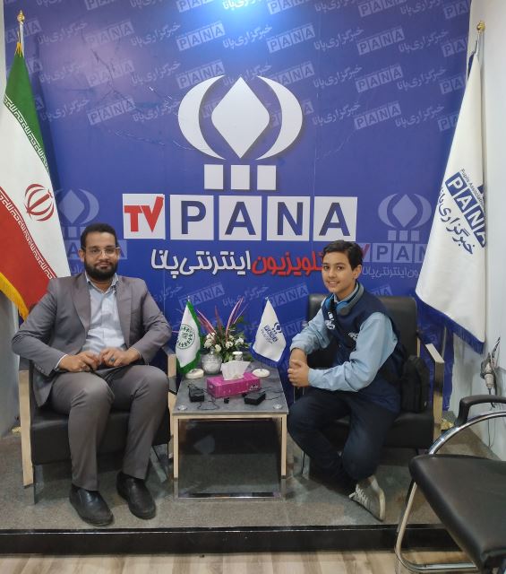 سیدمتین موسوی و جناب پردلی معاون رسانه ای آموزش و پرورش استان تهران