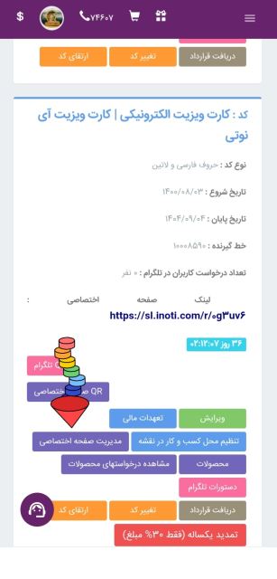 مدیریت صفحه اختصاصی