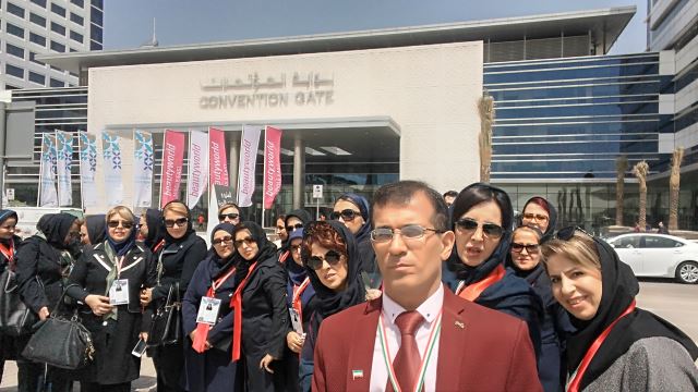 حضور جمعی از دانشجویان برتر پوست و مو و اساتید برجسته بعنوان سفیر زیبایی در دبی