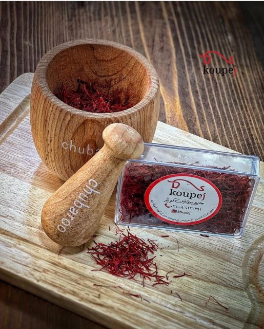 فروش زعفران اصل قائنات در بسته بندی های کوپژ