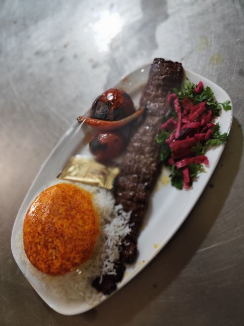 چلو کباب برگ