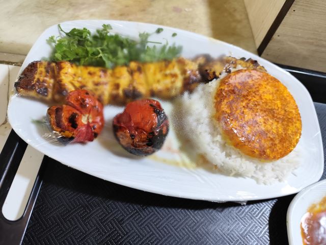 چلو جوجه کباب کاردی