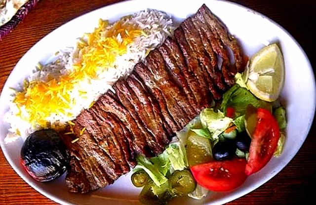 چلوکباب برگ مخصوص