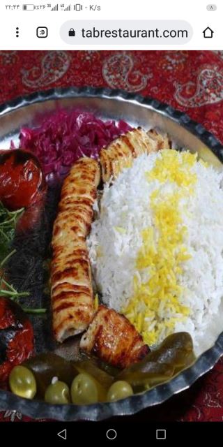 چلو جوجه فیله بلغاری